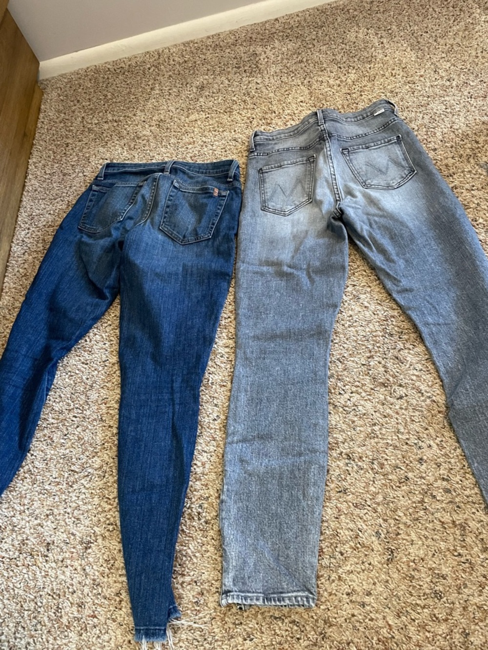 Mother swooner ankle skinny 27 and Joe’s Jean’s 26